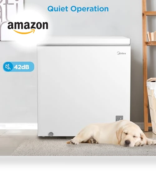 7.0 Cubic Feet Chest Freezer Convertible, White — Mini Fridges, Midea
