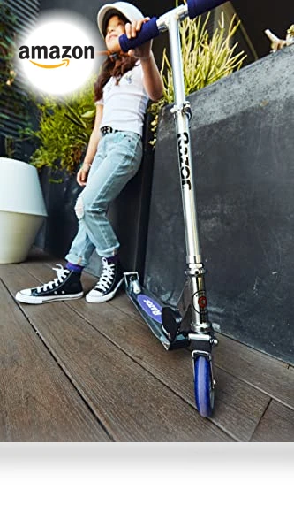 A2 Kick Scooter for Kids – Foldable, Lightweight with Front Suspension — Push Scooters, Razor