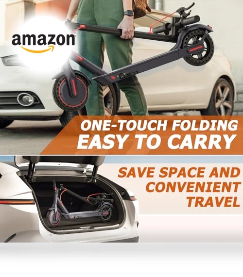 Aluminum Alloy Frame Electric Scooter for Adults — Electric Self-Balancing Scooters, Qlaway