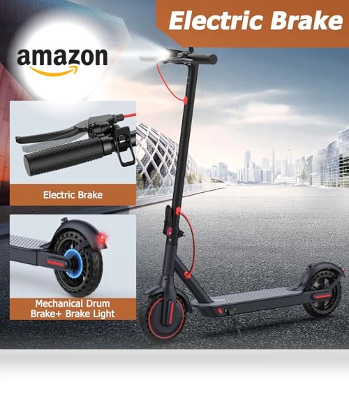 Aluminum Alloy Frame Electric Scooter for Adults — Electric Self-Balancing Scooters, Qlaway