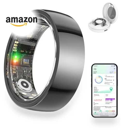 Ceramic Smart Health Ring with Sleep Tracker, Step Tracker, Heart Rate Monitoring — Smart Rings, Shenzhen Xinzhiyan Technology Co., Ltd.