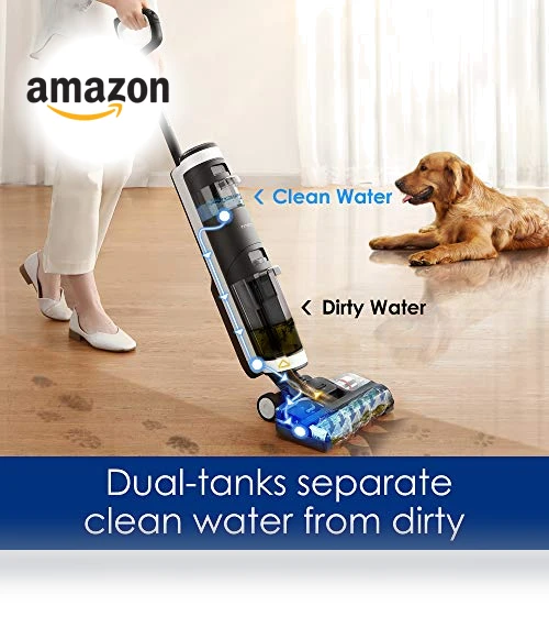Cordless Hardwood Floors Cleaner, Lightweight Wet Dry Vacuum Cleaner for Multi-Surface Cleaning — Vacuums, Tineco