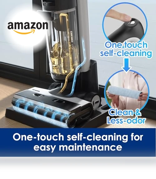 Cordless Wet Dry Vacuum Cleaner with Self-Cleaning, Smart Mop for Hard Floors — Vacuums, Tineco