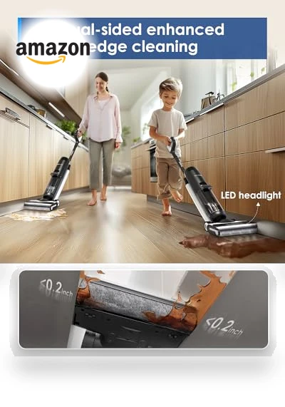 Cordless Wet Dry Vacuum Cleaner with Self-Cleaning, Smart Mop for Hard Floors — Vacuums, Tineco