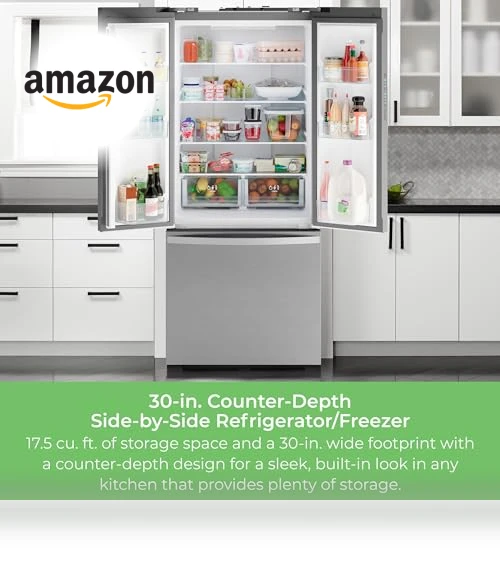 Counter-Depth French Door Refrigerator with Ice Maker, Energy Efficient Inverter Compressor — Cooling Solutions, Kenmore