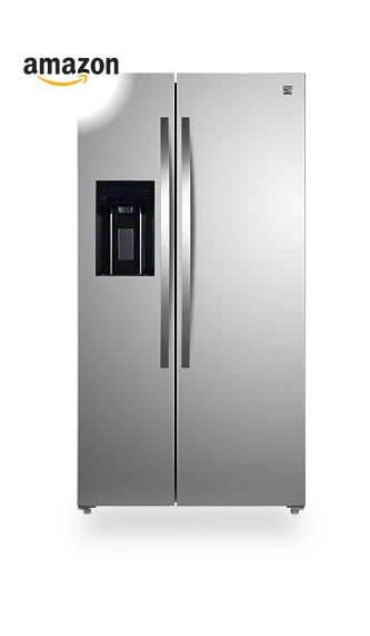 Counter-Depth Side Refrigerator/Freezer with Water Dispenser, Ice Maker, Stainless Steel — Cooling Solutions, Kenmore