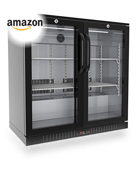 Double Door Refrigerator, Black, 7.4 Cubic Feet — Cooling Solutions, KoolMore