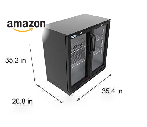 Double Door Refrigerator, Black, 7.4 Cubic Feet — Cooling Solutions, KoolMore