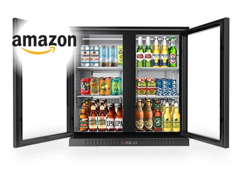 Double Door Refrigerator, Black, 7.4 Cubic Feet — Cooling Solutions, KoolMore