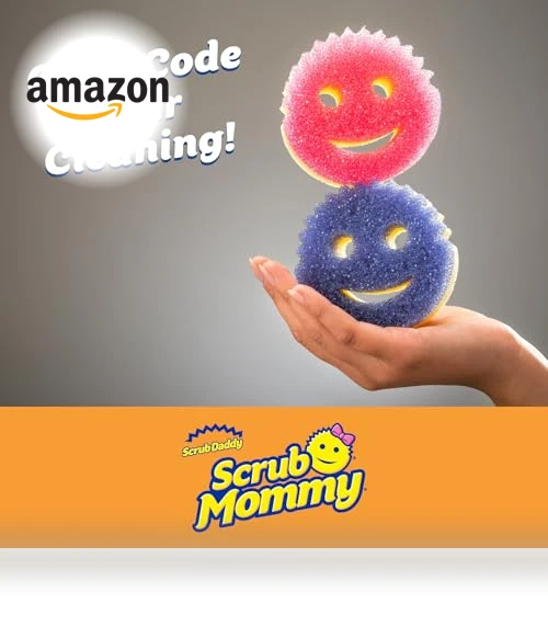 Dual-Sided Kitchen Sponges - Non-Scratch Cleaning Sponges for Dishes, Bathroom & Multi-Surface — Sponges, Scrub Daddy
