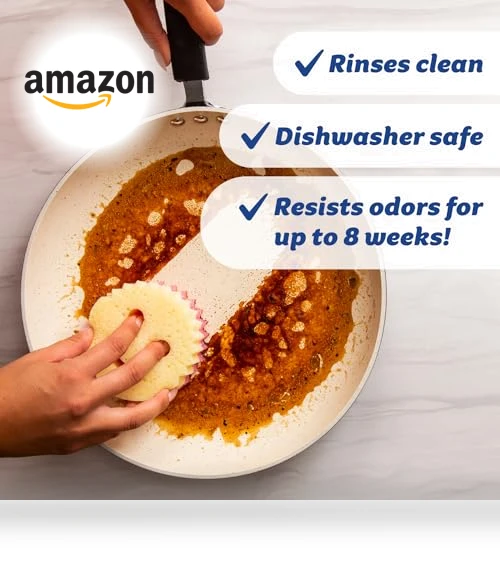Dual-Sided Kitchen Sponges - Non-Scratch Cleaning Sponges for Dishes, Bathroom & Multi-Surface — Sponges, Scrub Daddy