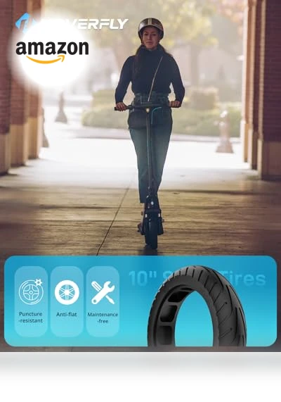 Electric Scooter for Adults, 18/25 Mile Range, 20Mph Top Speed, 500W Motor — Electric Vehicles, HOVERFLY