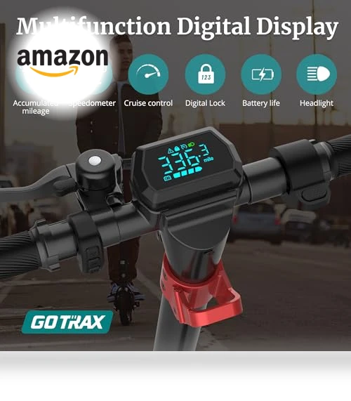 Electric Scooter for Adults, 500-650W Motor, 10-11" Tires, 25-45 Miles Range, 20-38MPH Speed, Foldable — Electric Vehicles, Gotrax