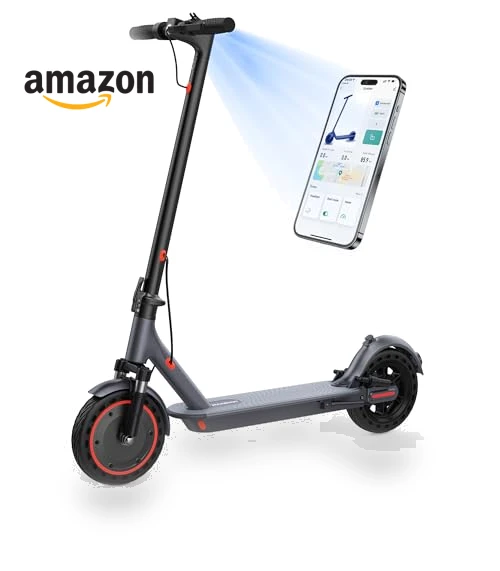 Electric Scooter for Adults with Dual Suspension and APP Control — Electric Vehicles, MAXSHOT