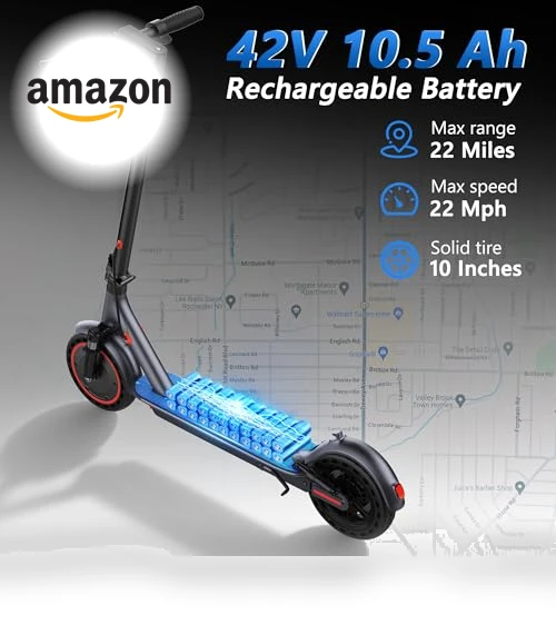 Electric Scooter for Adults with Dual Suspension and APP Control — Electric Vehicles, MAXSHOT