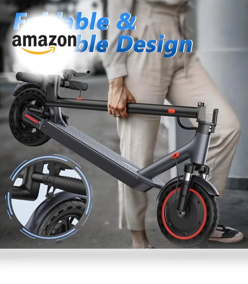 Electric Scooter for Adults with Dual Suspension and APP Control — Electric Vehicles, MAXSHOT