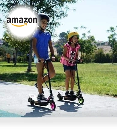 Electric Scooter for Kids 8+ with Hub Motor, Push-Button Throttle — Electric Vehicles, Razor