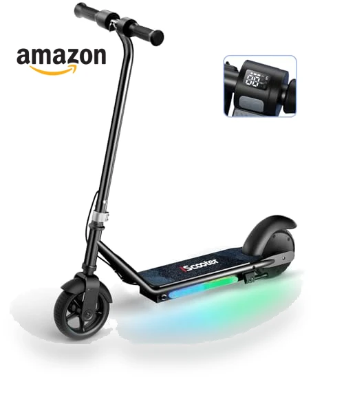 Electric Scooter for Kids Ages 6-12, 150W Motor, LED Display, 3 Speeds Adjustable — Electric Vehicles, iScooter