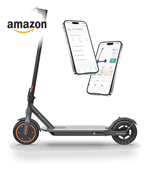 Electric Scooter with 350W Motor, 21 Miles Range, 19 Mph Top Speed — Push Scooters, VOLPAM