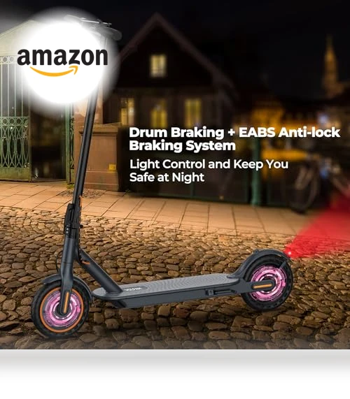 Electric Scooter with 350W Motor, 21 Miles Range, 19 Mph Top Speed — Push Scooters, VOLPAM