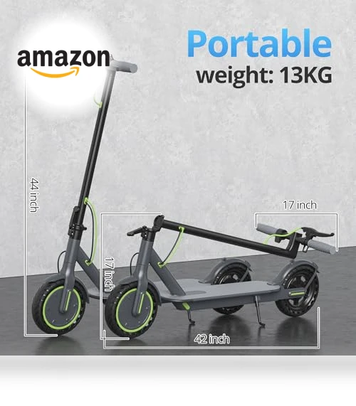 Electric Scooter with 8.5" Solid Tires, 350W Motor, 19 MPH, 21-23 Miles Range — Electric Vehicles, Roinside