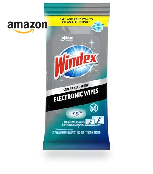 Electronic Cleaning Wipes for Screens, 25 Count — Cleaning & Repair, Windex