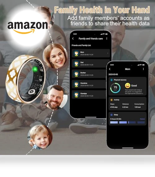 Fitness Monitor Sleep Tracker Smart Ring — Smartwatches, Ysyess