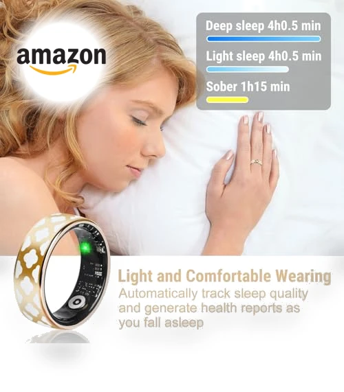 Fitness Monitor Sleep Tracker Smart Ring — Smartwatches, Ysyess