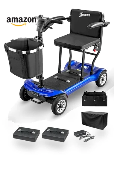 Foldable Electric Mobility Scooter for Adults with 22 Miles Range — Electric Vehicles, Aotedor