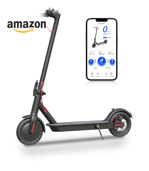 Foldable Electric Scooter for Adults, 19Mph Speed, 8.5" Solid Tires, 21 Miles Range — Electric Vehicles, GuduDobu
