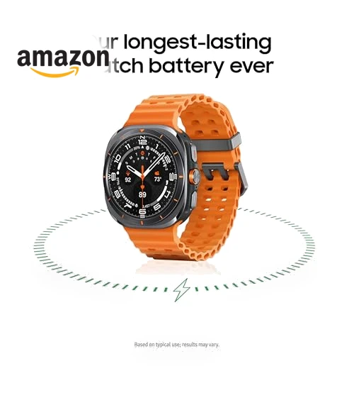Galaxy Watch Ultra 47mm LTE AI Smartwatch with Energy Score, Wellness Tips, Heart Rate Tracking — Smartwatches, Samsung