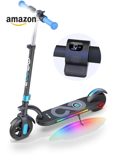 Kids Electric Scooter with LED Display and Adjustable Speed — Electric Vehicles, Gyroor