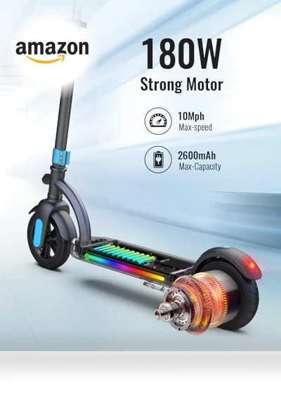 Kids Electric Scooter with LED Display and Adjustable Speed — Electric Vehicles, Gyroor