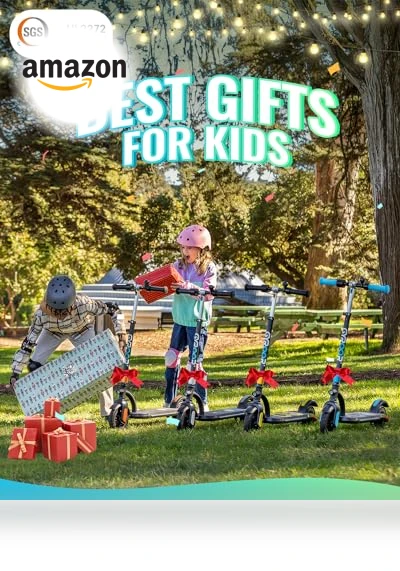 Kids Electric Scooter with LED Display and Adjustable Speed — Electric Vehicles, Gyroor