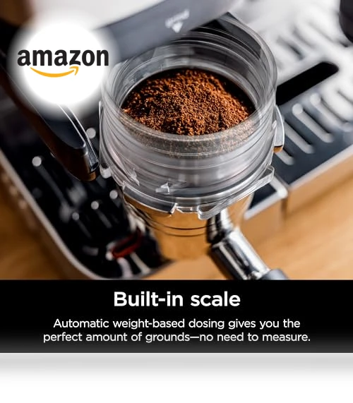 Luxe Café Premier Series Espresso Machine with Integrated Grinder and Frother — Coffee & Espresso Combos, Ninja