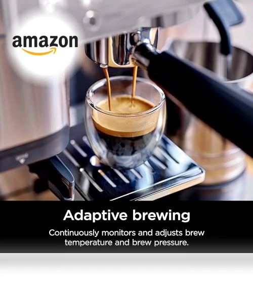 Luxe Café Premier Series Espresso Machine with Integrated Grinder and Frother — Coffee & Espresso Combos, Ninja