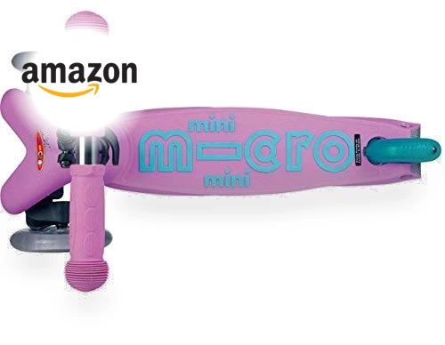 Mini Deluxe Three Wheeled Lean-to-Steer Scooter — Balance Bikes, Micro