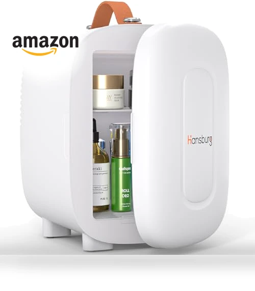 Mini Fridge for Bedroom Skincare Cooler & Warmer Portable Small Refrigerator — Mini Fridges, Hansburg