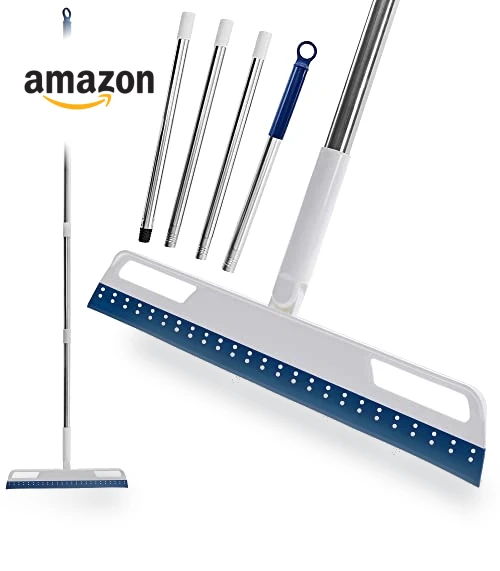 Multifunction Magic Air Broom, 4 in 1 Rubber Squeegee Sweeper for Floor Bathroom Kitchen Shower Tile Pet Hair — Sweepers, Euedue