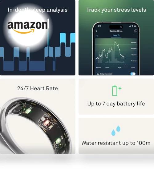 Oura Ring Gen3 Heritage - Smart Ring with Sleep Tracking — Smart Rings, Oura