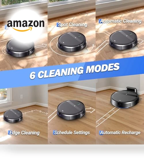 Robot Vacuum and Mop Combo with App/Alexa Control — Smart Cleaning Robots, Kilgone