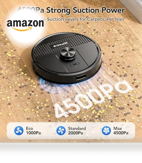Robot Vacuum and Mop Combo with LiDAR Navigation — Smart Cleaning Robots, BPMIO