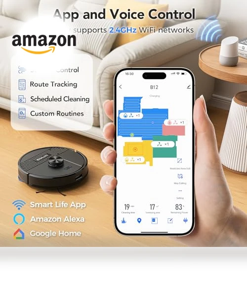 Robot Vacuum and Mop Combo with LiDAR Navigation — Smart Cleaning Robots, BPMIO
