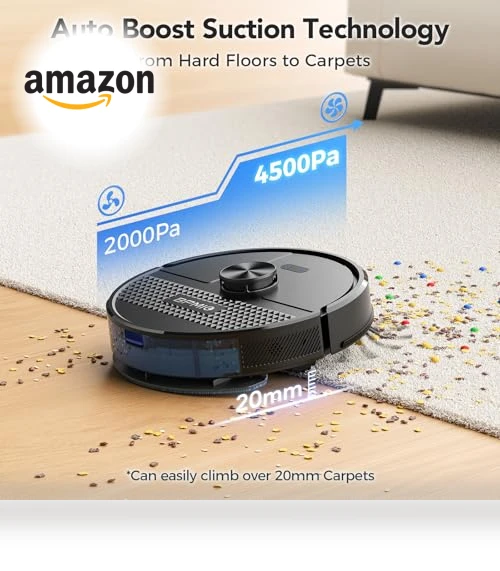 Robot Vacuum and Mop Combo with LiDAR Navigation — Smart Cleaning Robots, BPMIO