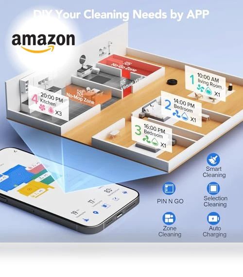 Robot Vacuum and Mop Combo with LiDAR Navigation — Smart Cleaning Robots, BPMIO