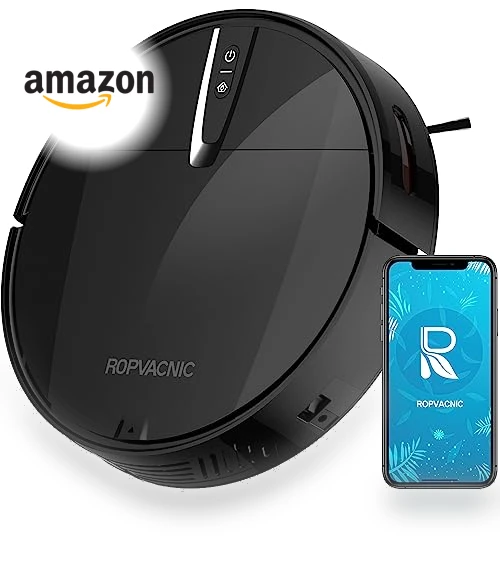 Robot Vacuum Cleaner with 3000Pa Suction, APP/Voice Control, Self-Charging — Smart Cleaning Robots, ROPVACNIC