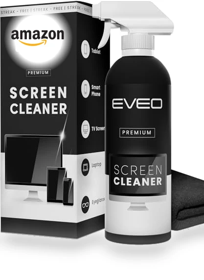 Screen Cleaner Spray Kit for Smart TV, LCD, LED, OLED - Streak-Free Cleaning — Screen Filters, EVEO