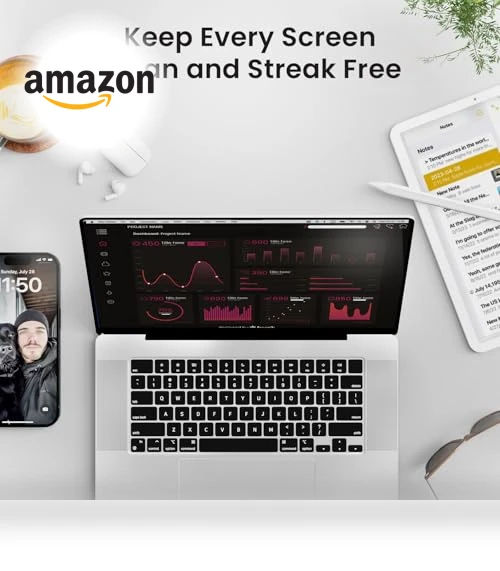 Screen Cleaner Spray Kit for Smart TV, LCD, LED, OLED - Streak-Free Cleaning — Screen Filters, EVEO