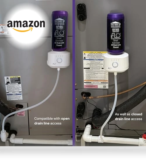 Smart Automated A/C Drain Line Cleaner for HVAC System — Air Moisture Control, iFLO