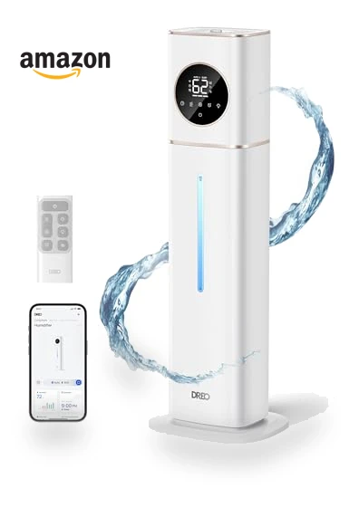 Smart Humidifier Large Room 700 ft², 100H Cool Mist Air Humidifiers for Bedroom — Air Moisture Control, Dreo